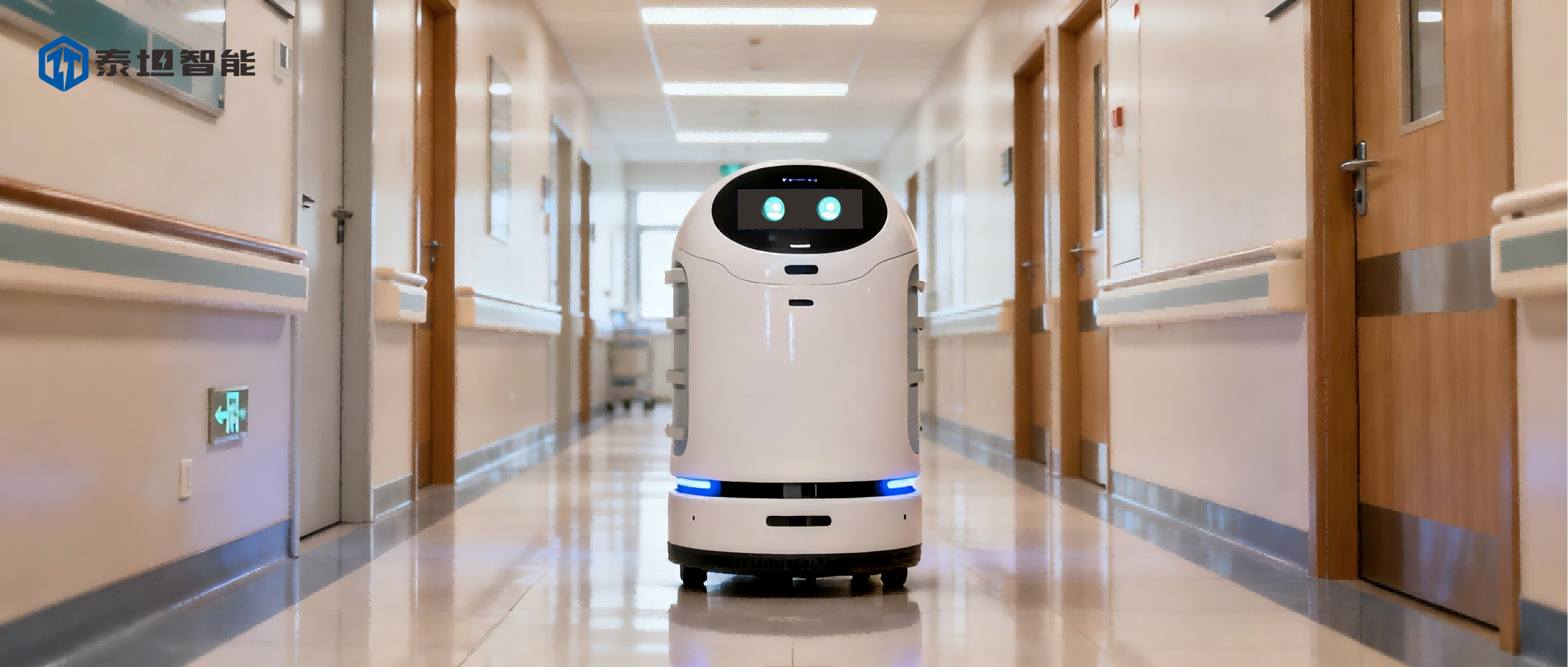 泰坦智能 | 醫(yī)院物流革新！無線充電為配送機(jī)器人打造“永不斷電”生命線！